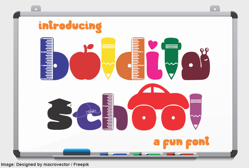 Boldita School Font