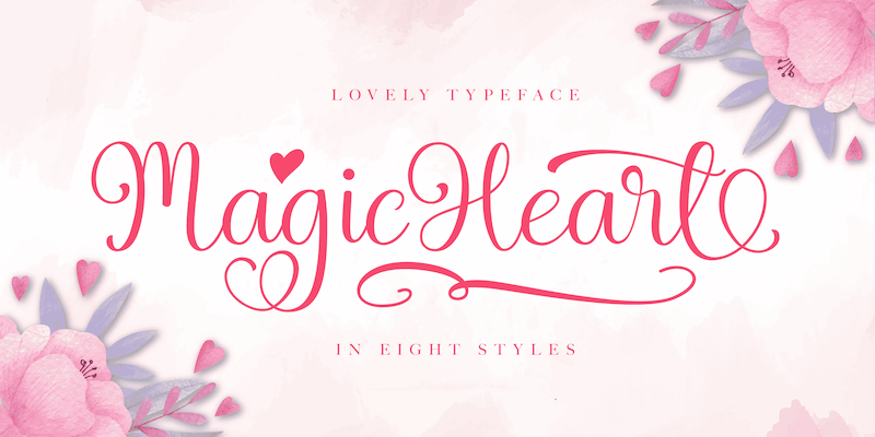 Magic Heart Font