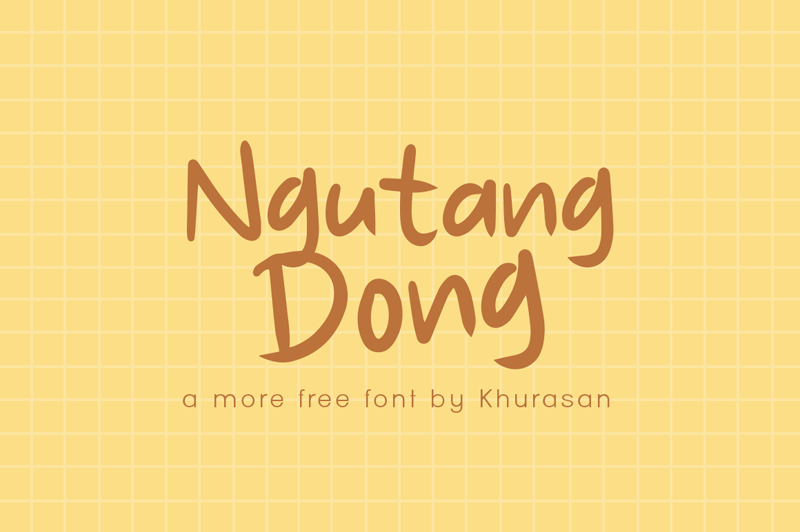 Ngutang Dong Font