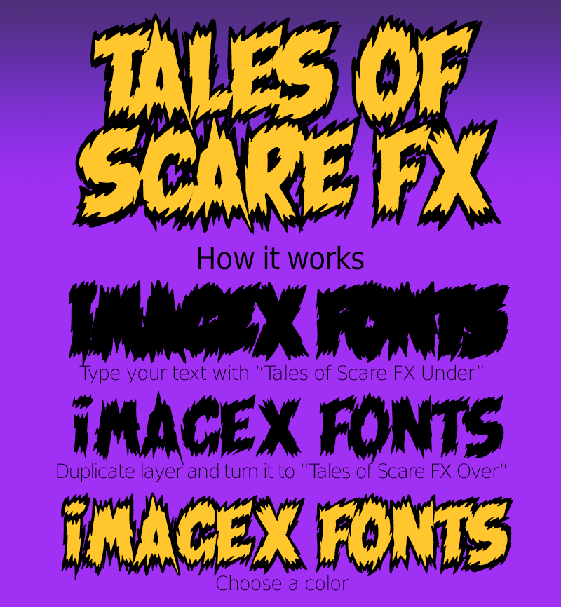 Tales of Scare FX Font