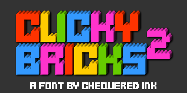 Clicky Bricks 2 Font