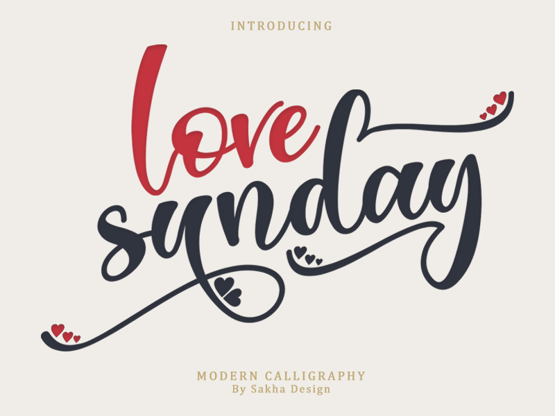 Love Sunday Font