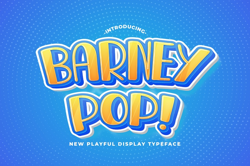 Barney Pop Font
