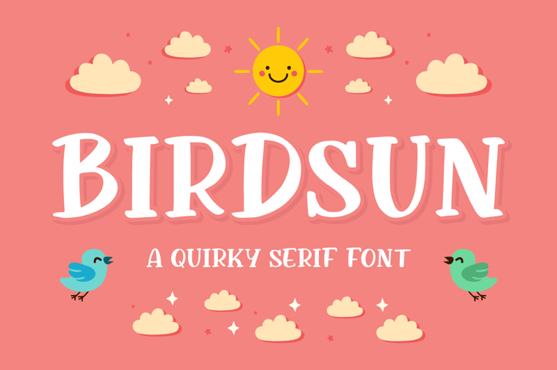 Birdsun Font