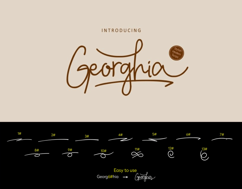 Georghia Font