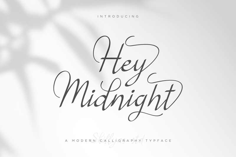 Hey Midnight Font