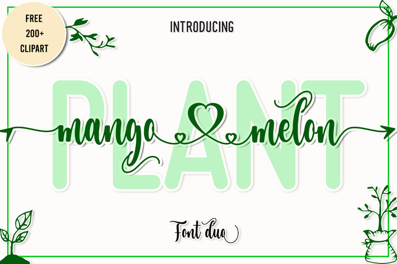 Mangomelon Font