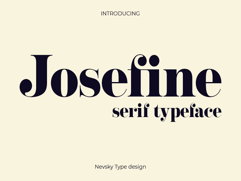 NT Josefine Font