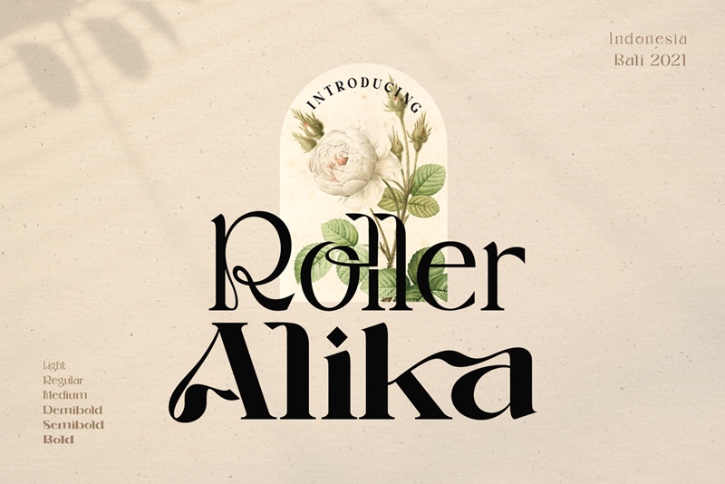 Roller Alika Font