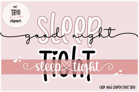 Sleeptight Display Font