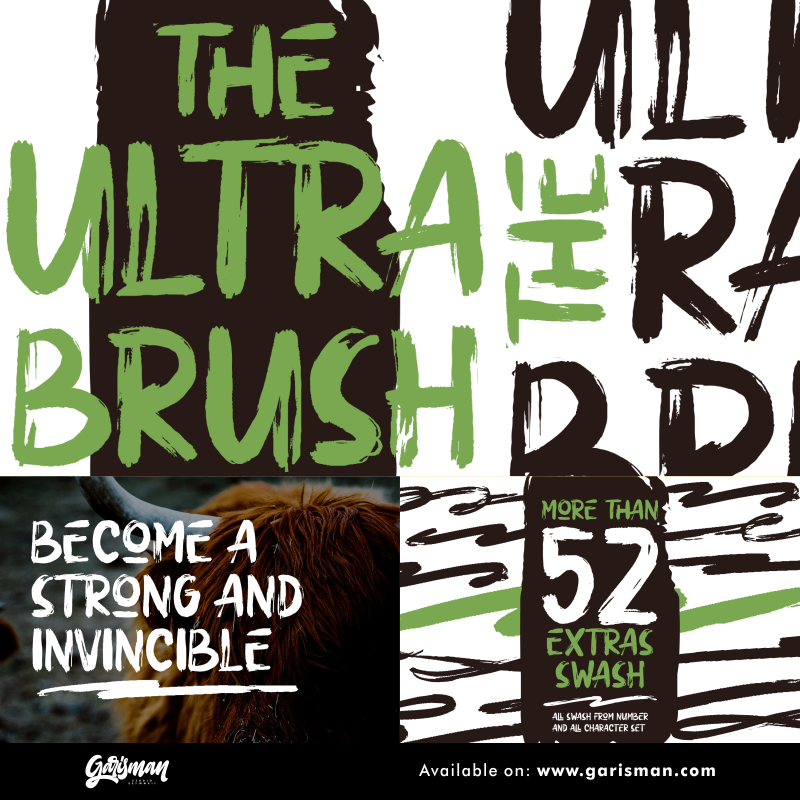 Ultra Brush Font