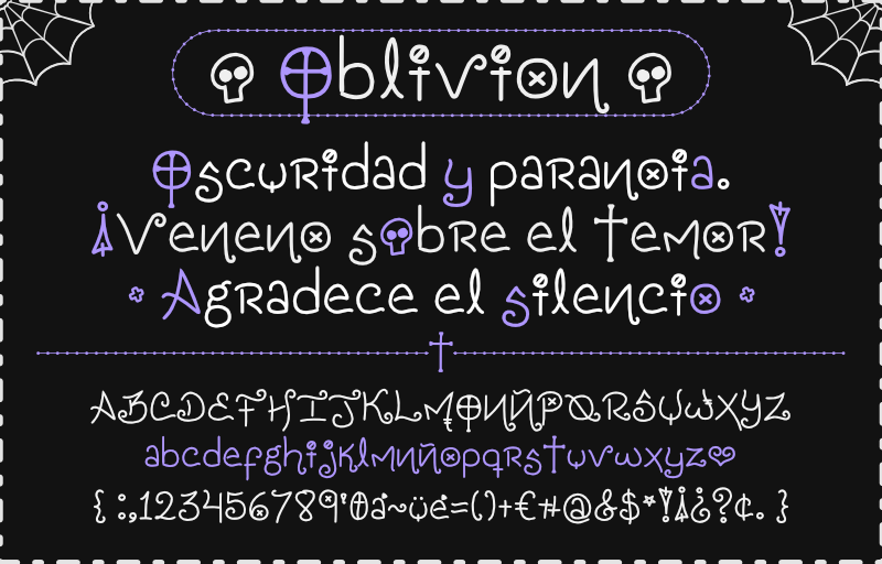 Oblivion Font