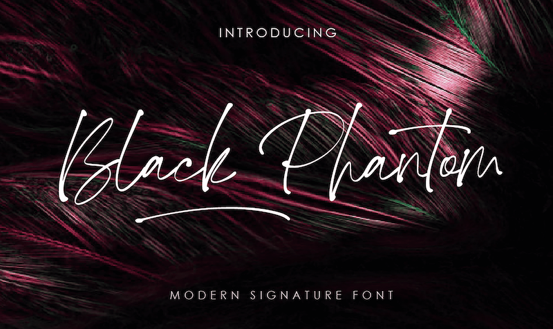 Black Phantom Font