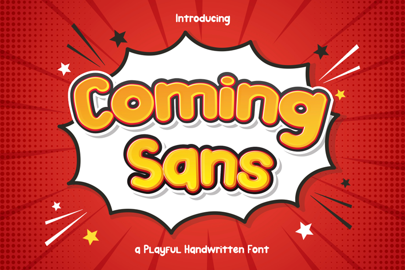Coming Sans Font