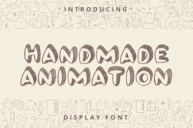 Handmade Animation Font