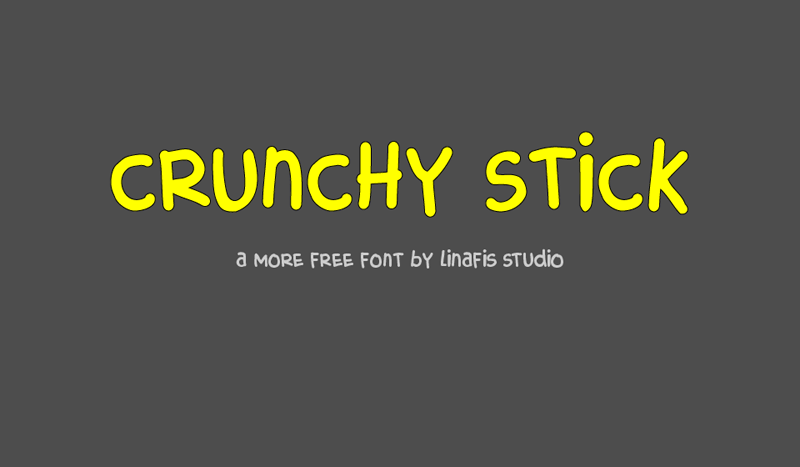 Crunchy Stick Font