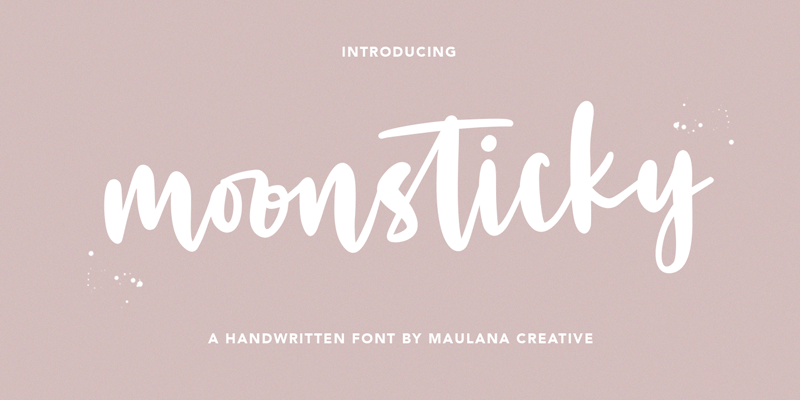 Moonsticky Font