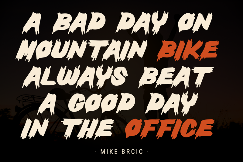 Brotherhood Brush Font