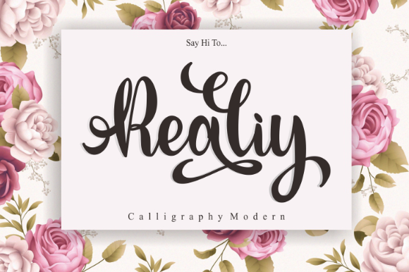 Realiy Font