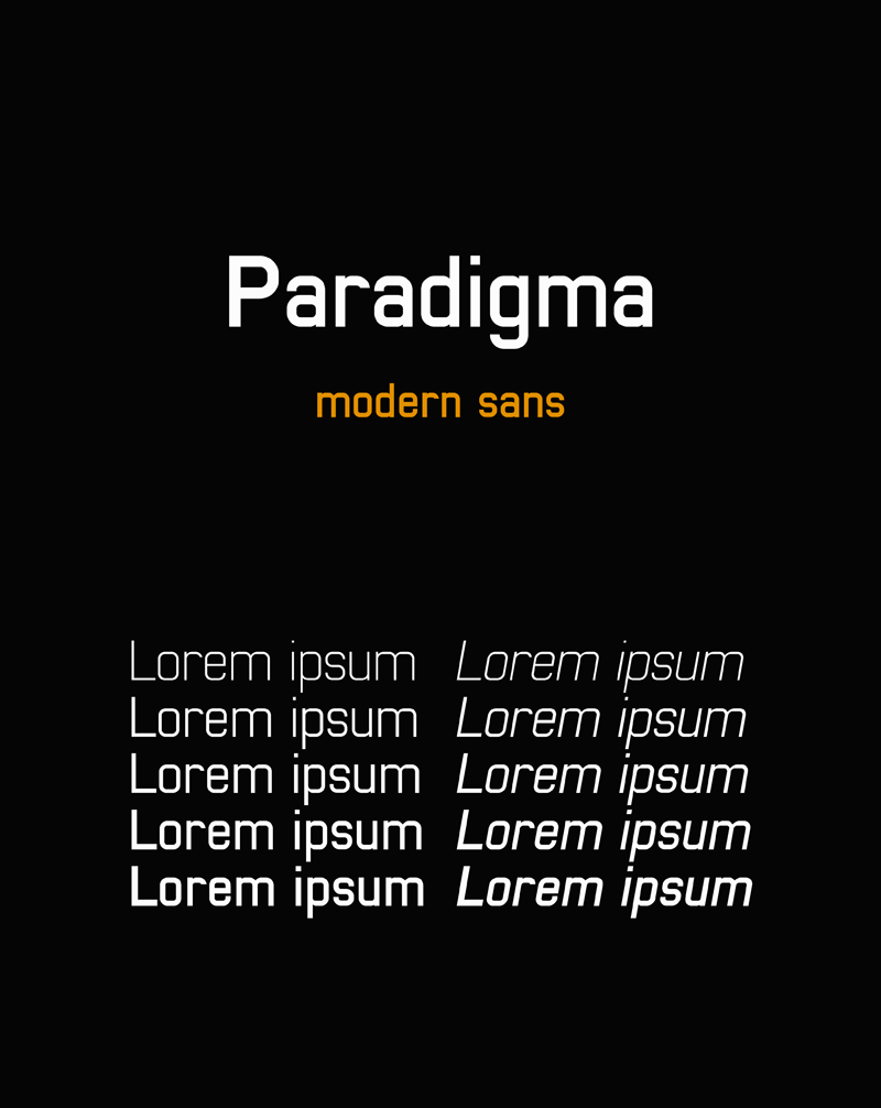 Paradigma Font