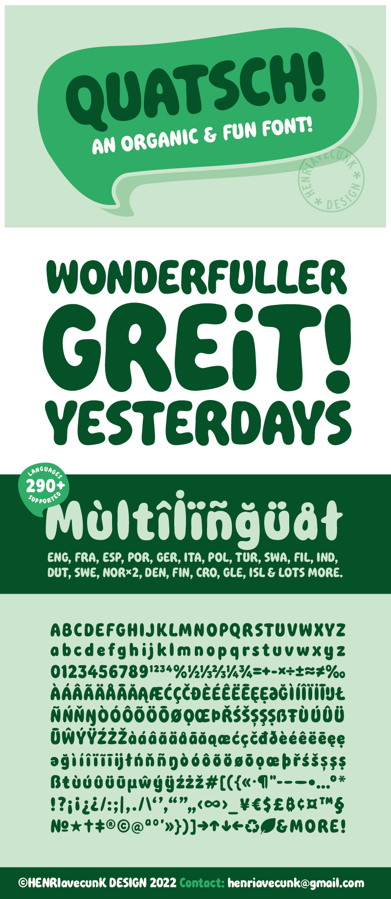 Quatsch Font