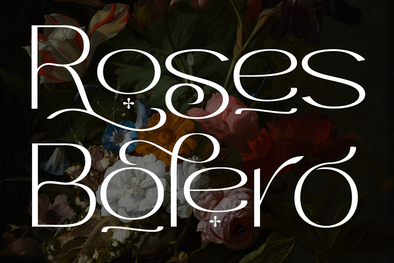 Roses Bolero Font