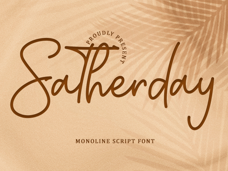 Satherday Font