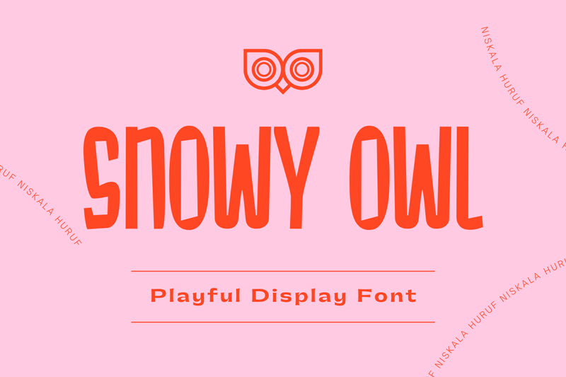 Snowy Owl Font