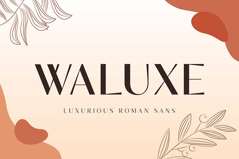 Waluxe Font