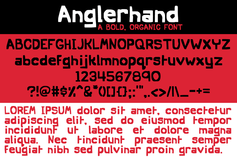 Anglerhand Font