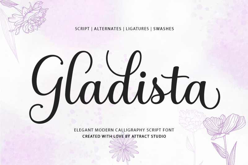 Gladista Script Font