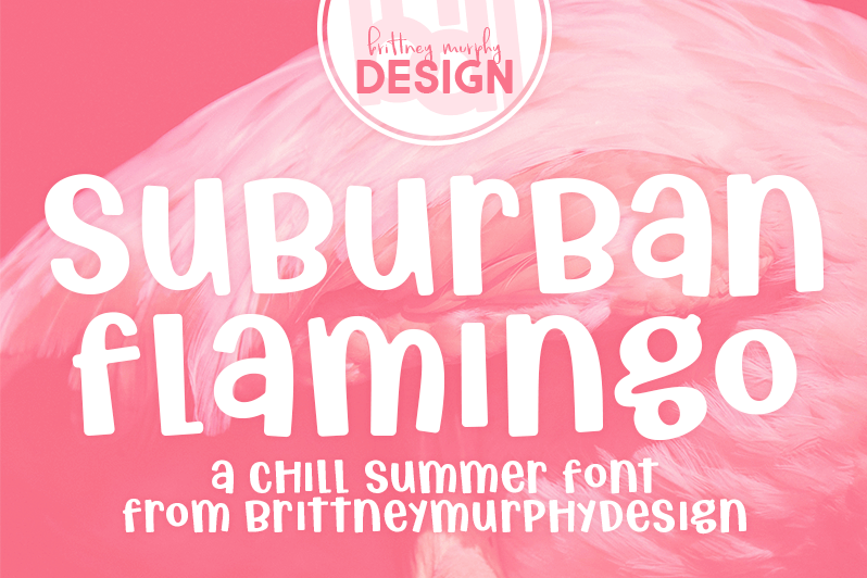 Suburban Flamingo Font