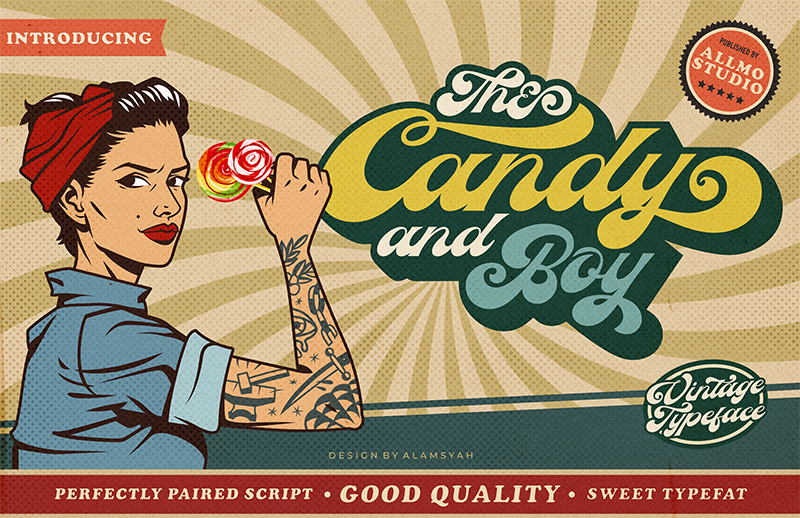 The Candy and Boy Font