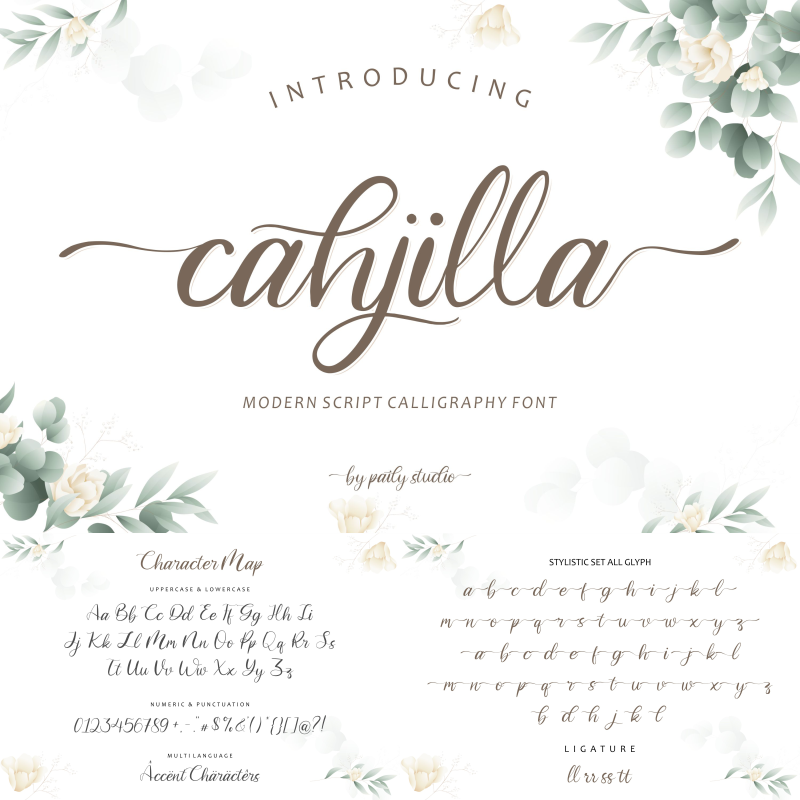 Cahjilla Font