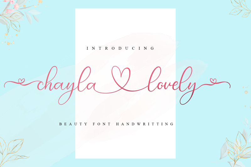 Chayla Lovely Font