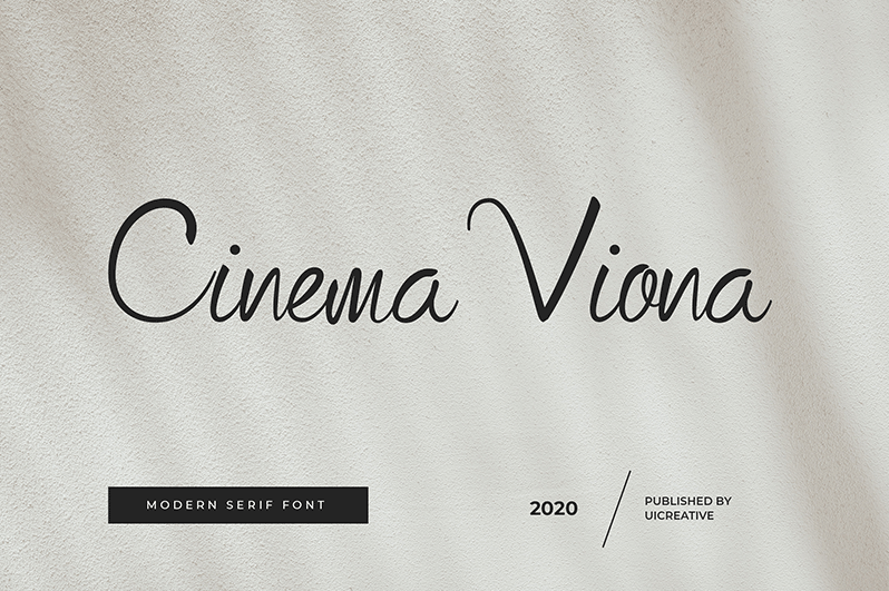 Cinema Viona Font