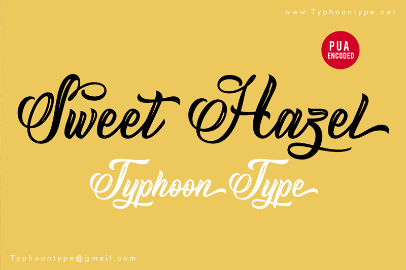 Sweet Hazel Font