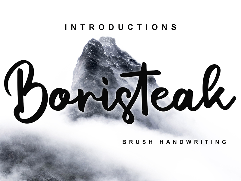 Boristeak Font