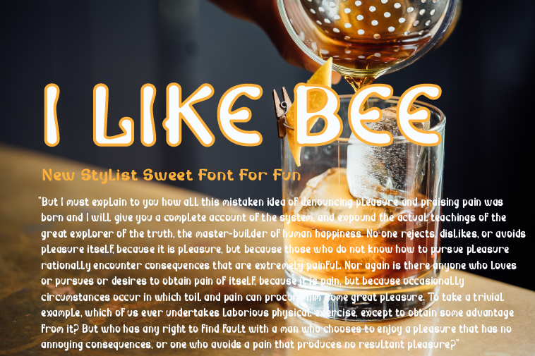 I Like Bee Font