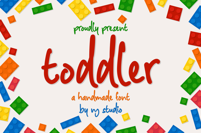 Toddler Toys Font