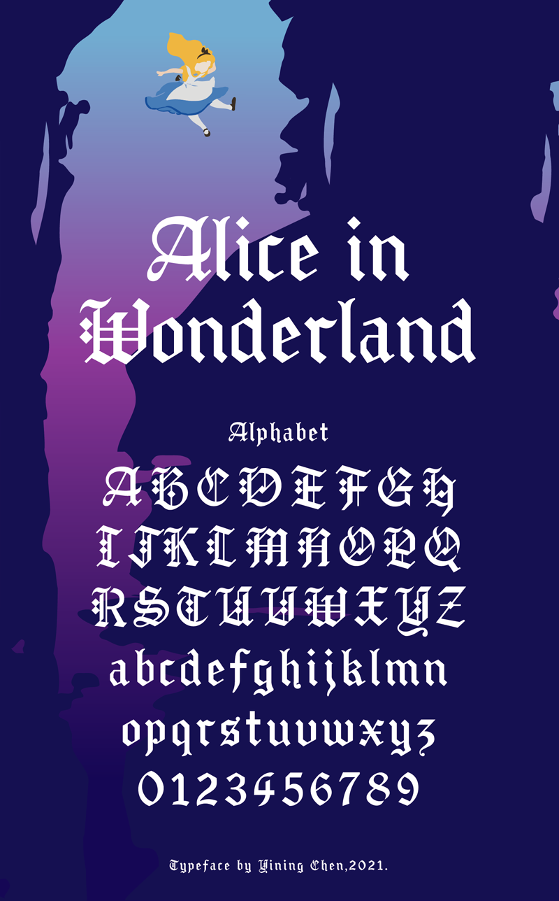 Alice in Wonderland Font