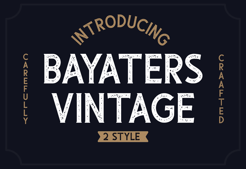 Bayaters Font