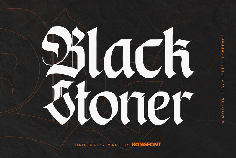Black Stoner Font