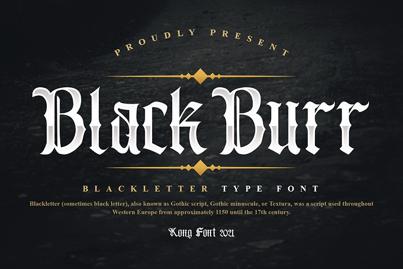 Blackburr Font