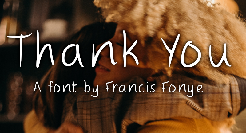 Thank You Font