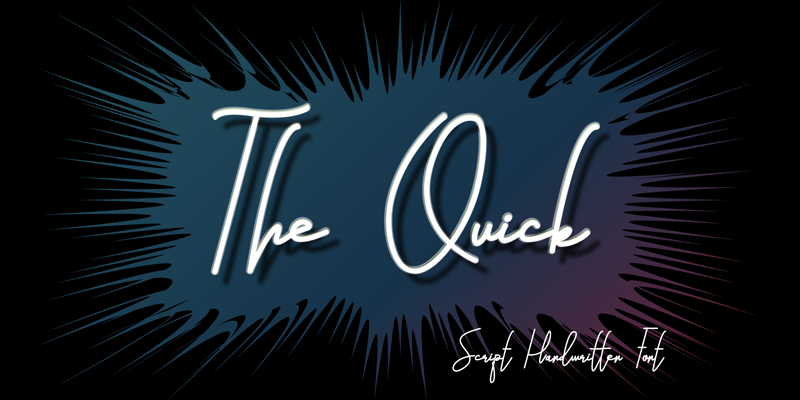 The Quick Font