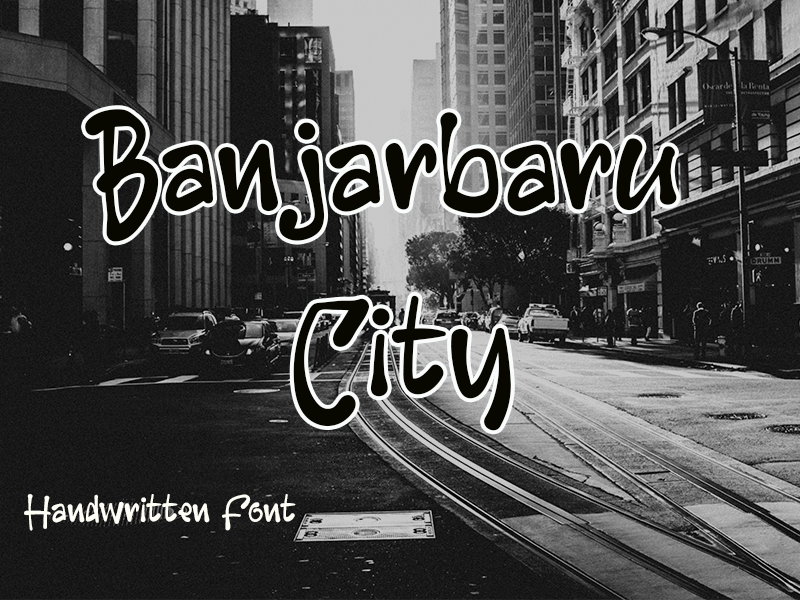 Banjarbaru City Int Font