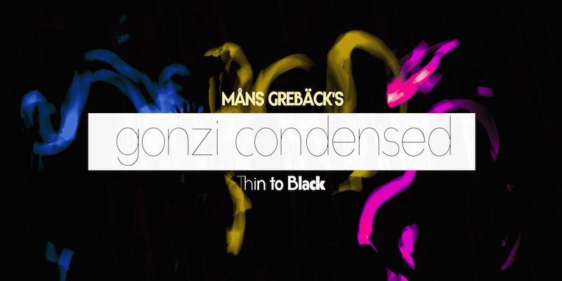 Gonzi Condensed Font