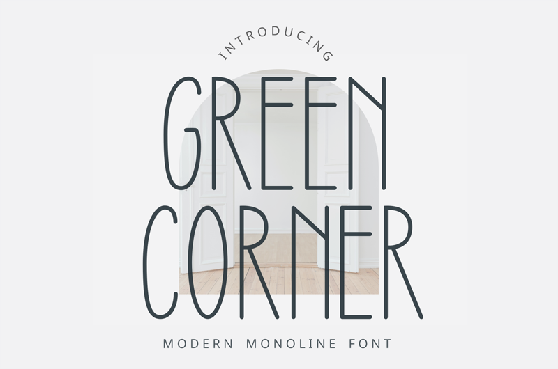 Green Corner Font