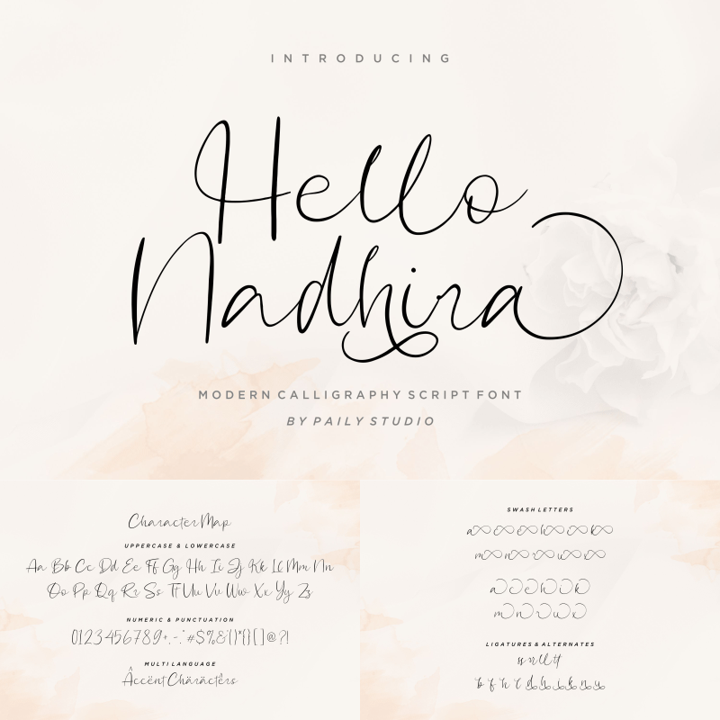 Hello Nadhira Font